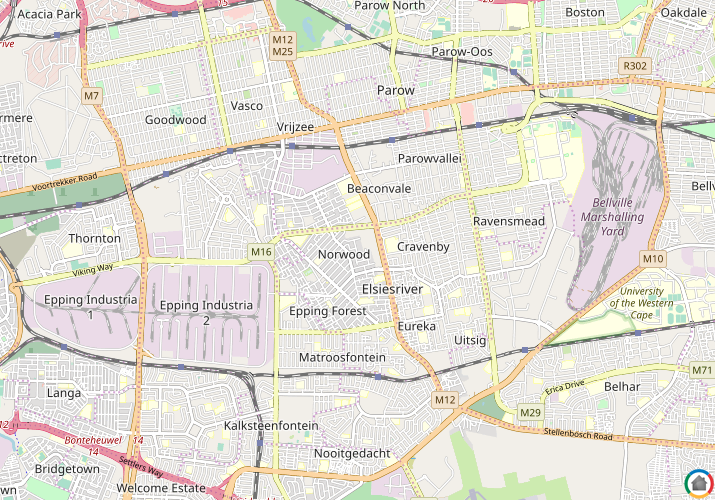 Map location of Avonwood
